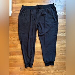 WonderWink Black Jogger scrub Pants